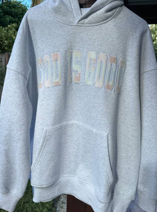 Faith Quilted Embroidered Hoodie