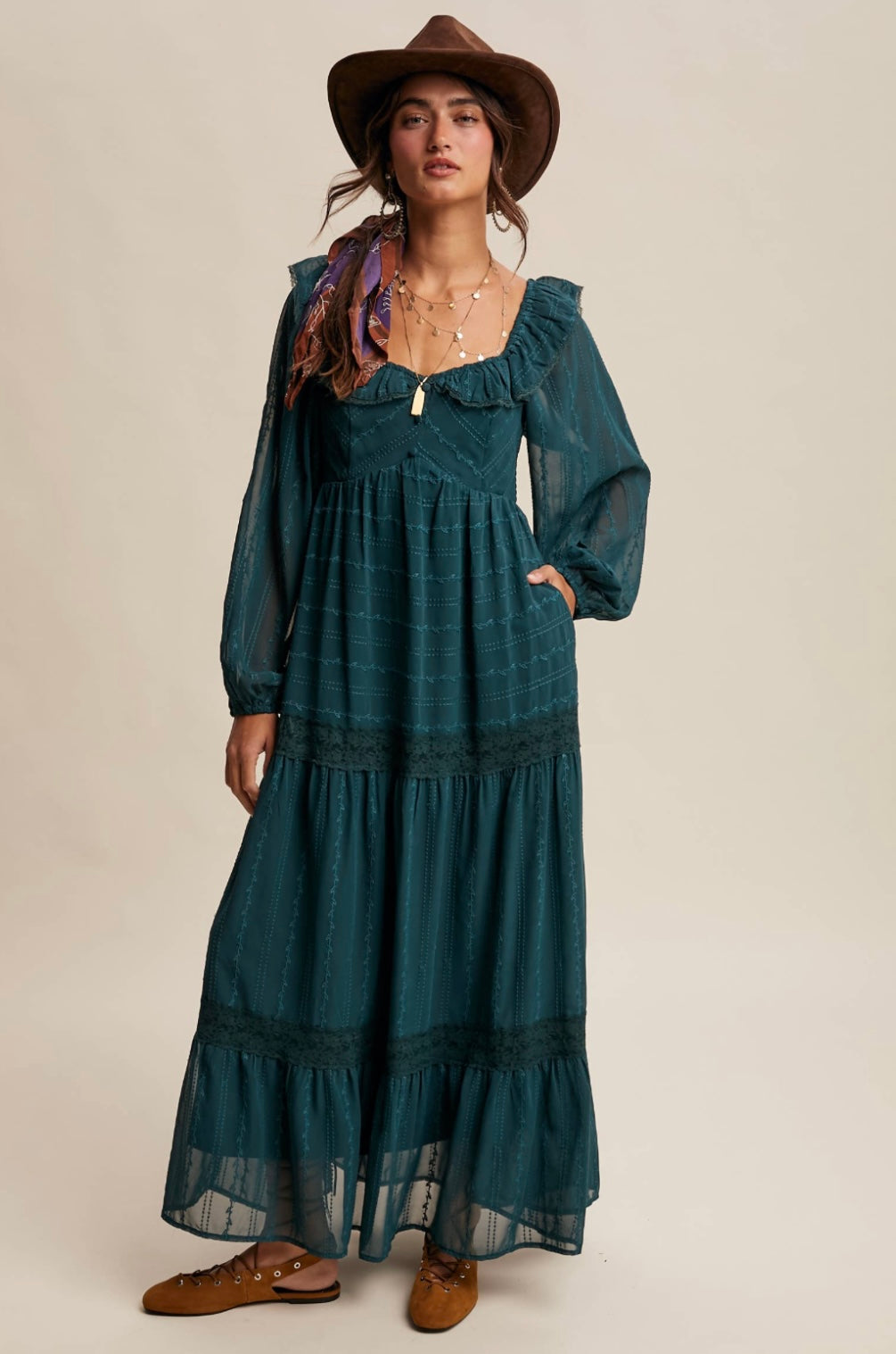 Evergreen Maxi Dress