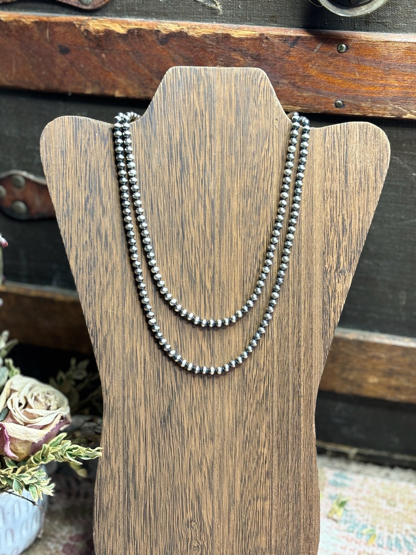 4 mm Navajo Pearl Necklace