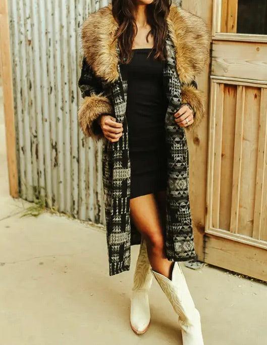 Aztec Full Length Coat