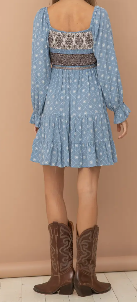 Tiered Mini Dress