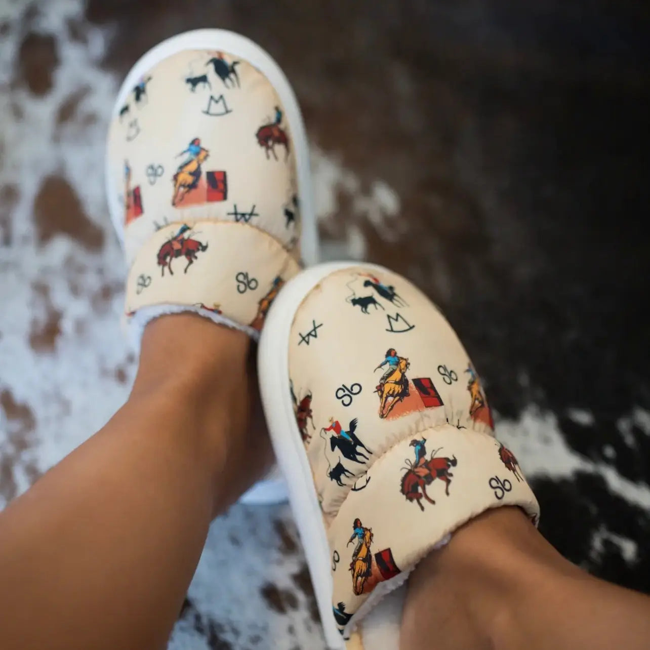 Vintage Cowboy Slippers