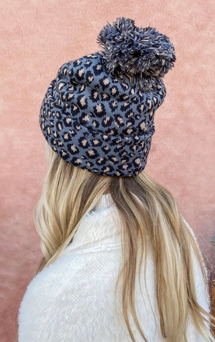 Leopard Beanie